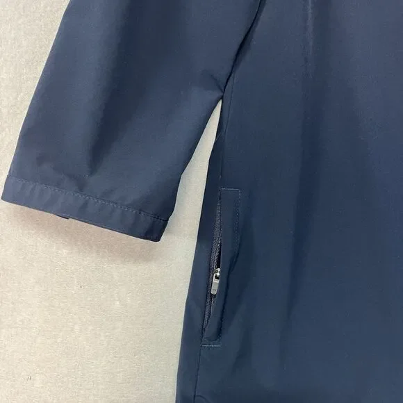 Title Nine Wren Utility Dress Women's M Blue Button Up Long Sleeve Shirt - Picture 3 of 8